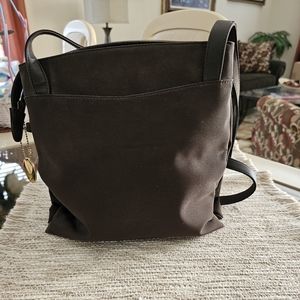 Charter Club thin profile brown file bag